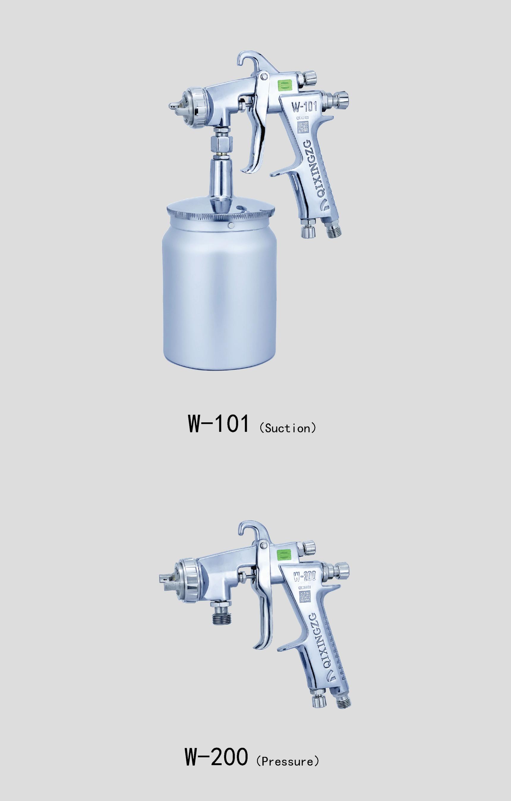 QIXINGZG W-101/200 Manual Spray Gun Furniture, Woodworking, Automotive Top Coat Spray Gun