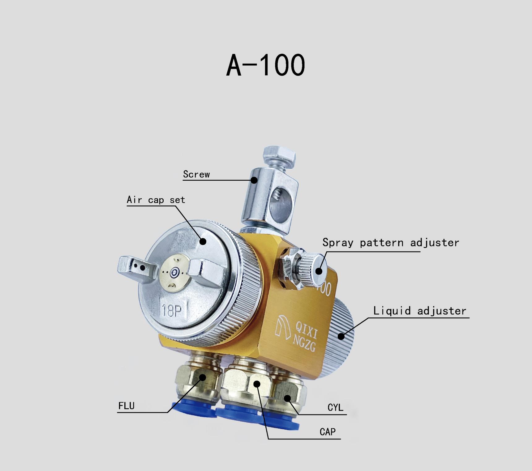 QIXINGZG A-100/101 Simple Automatic Spray Gun Blister Wave soldering Ink Rosin Spray Gun