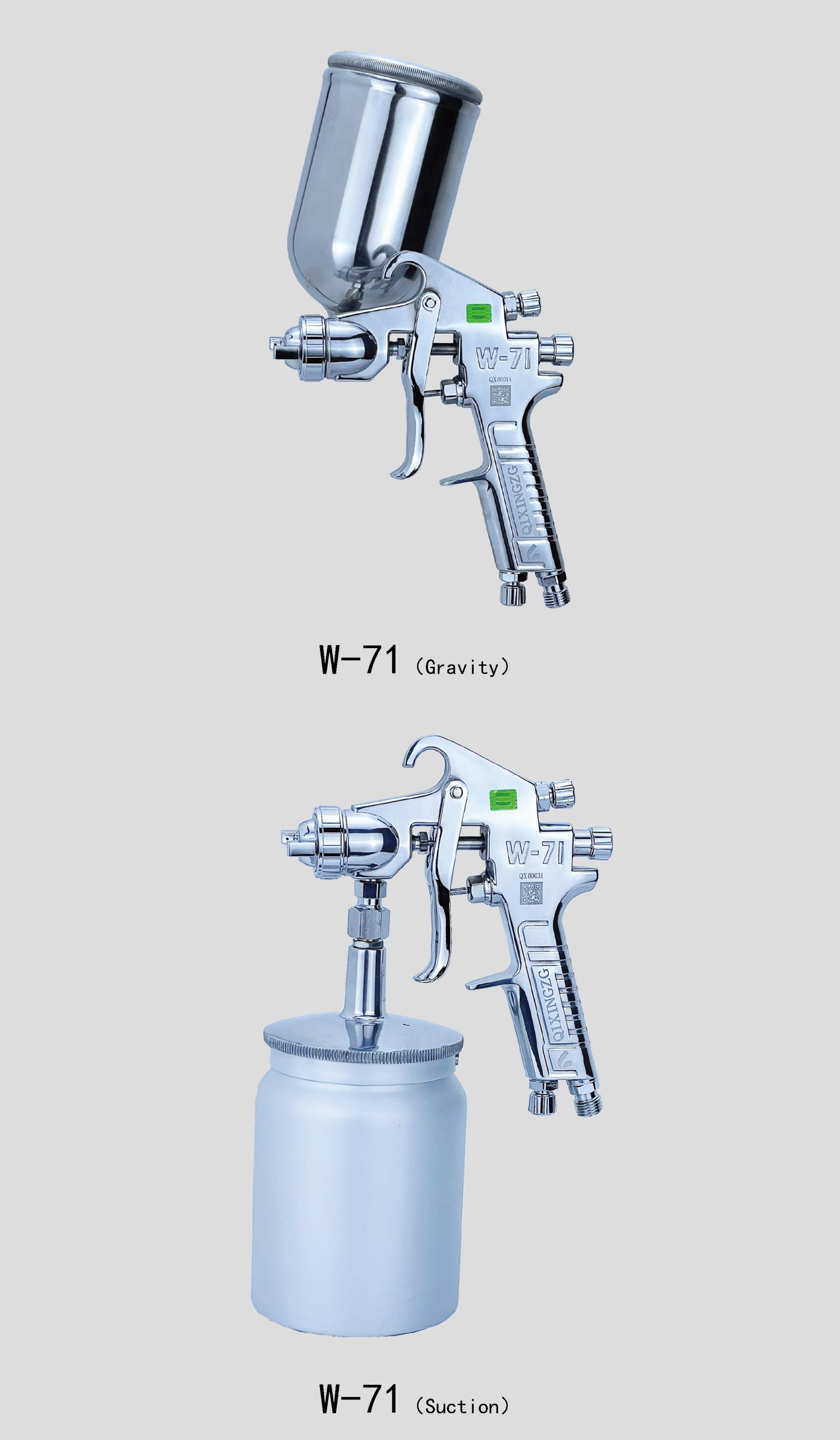 QIXINGZG W-71/77 Manual Spray Gun Furniture, Woodworking, Automotive Top Coat Spray Gun