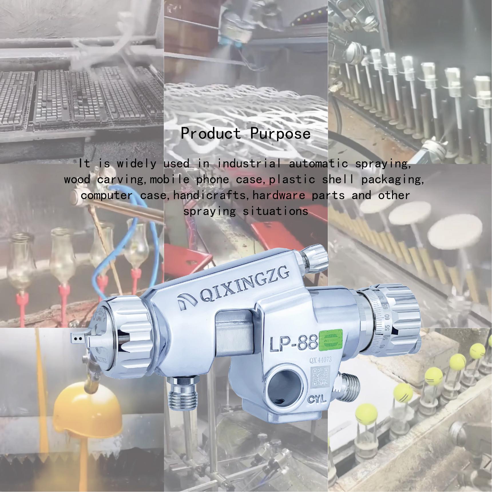 QIXINGZG LP-88 Automatic Spray Gun Reciprocating Machine Assembly Line UV Primer Cosmetic Plastic Spray Gun