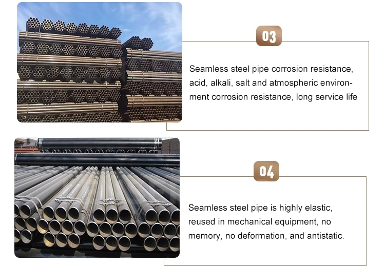 Factory Direct ASTM Standard High Quality Carbon Steel Pipe Wholesale Price Seamless Steel Pipe