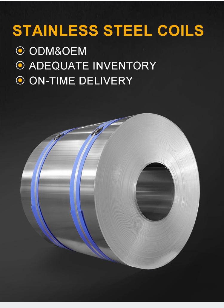 Spot direct delivery 304 stainless steel coil cold rolled coil with complete specifications and can be processed