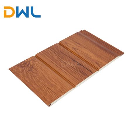 Metal Siding Polyurethane Insulated Construction Material 16mm Metal Pu Foam Sandwich Panels For Building Projects