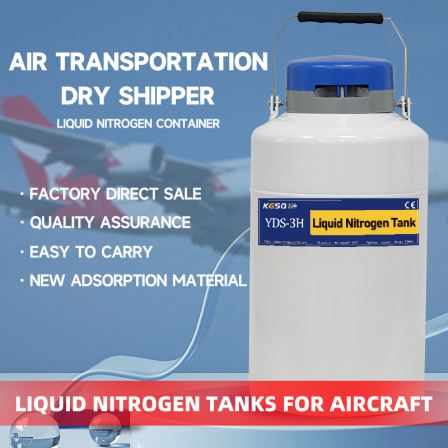 Portable Air Transport Liquid Nitrogen Tank,dry shipper container YDS-3H with Lock Cover Protective Cover