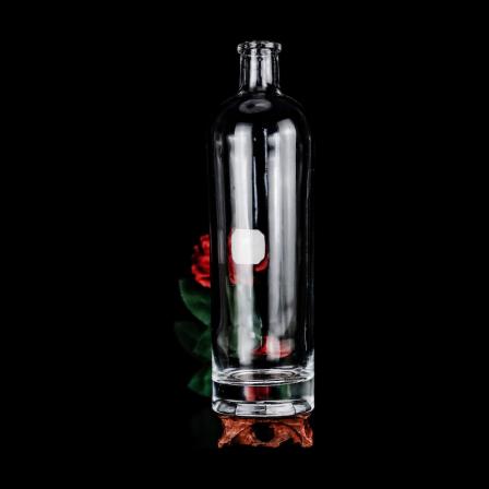 Creative Diamond Glass Wine Bottle 750ml Wholesale Brandy Whiskey Empty Wine Bottle water bottle