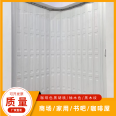 PVC crystal folding door, dining window, home decoration, sliding and trackless curtain,