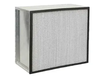 Factory 24x24X12 Deep Pleat Box Filter HEPA 99.995% Air Filter with Separator H13 H14 Clean Room Filter