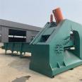 Construction site steel bar cutting machine Metal channel steel scrap iron scrap steel cutting machine