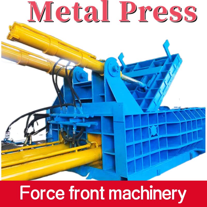 Scrap wire press block move strong metal scrap block making machine