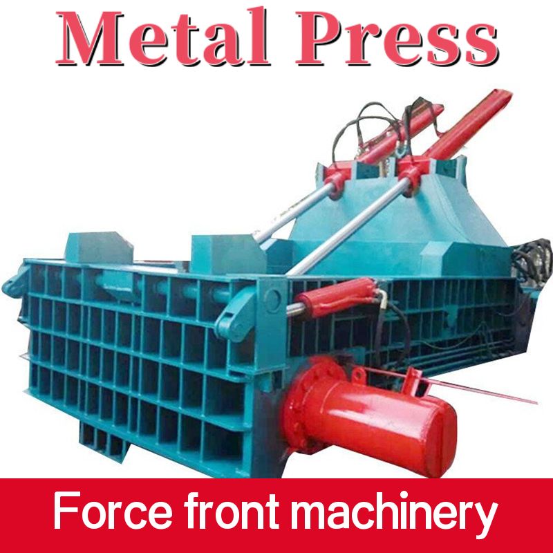 Iron and steel scrap metal block making machine can block making machine