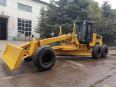 180HP Motor Grader Full Hydraulic Motor Grader with Ripper and Bulldozer Plate Equipped with Cummins Diesel Engine