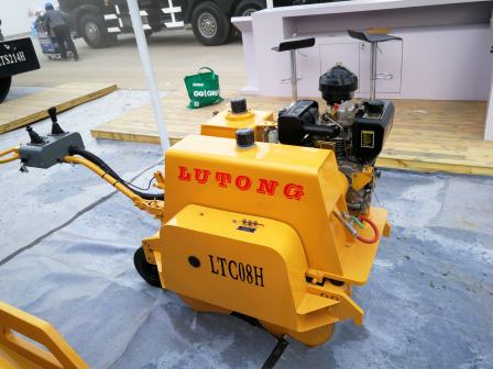 Mini Roller Manual Pushed 600mm Drum Width Double Drum Road Roller