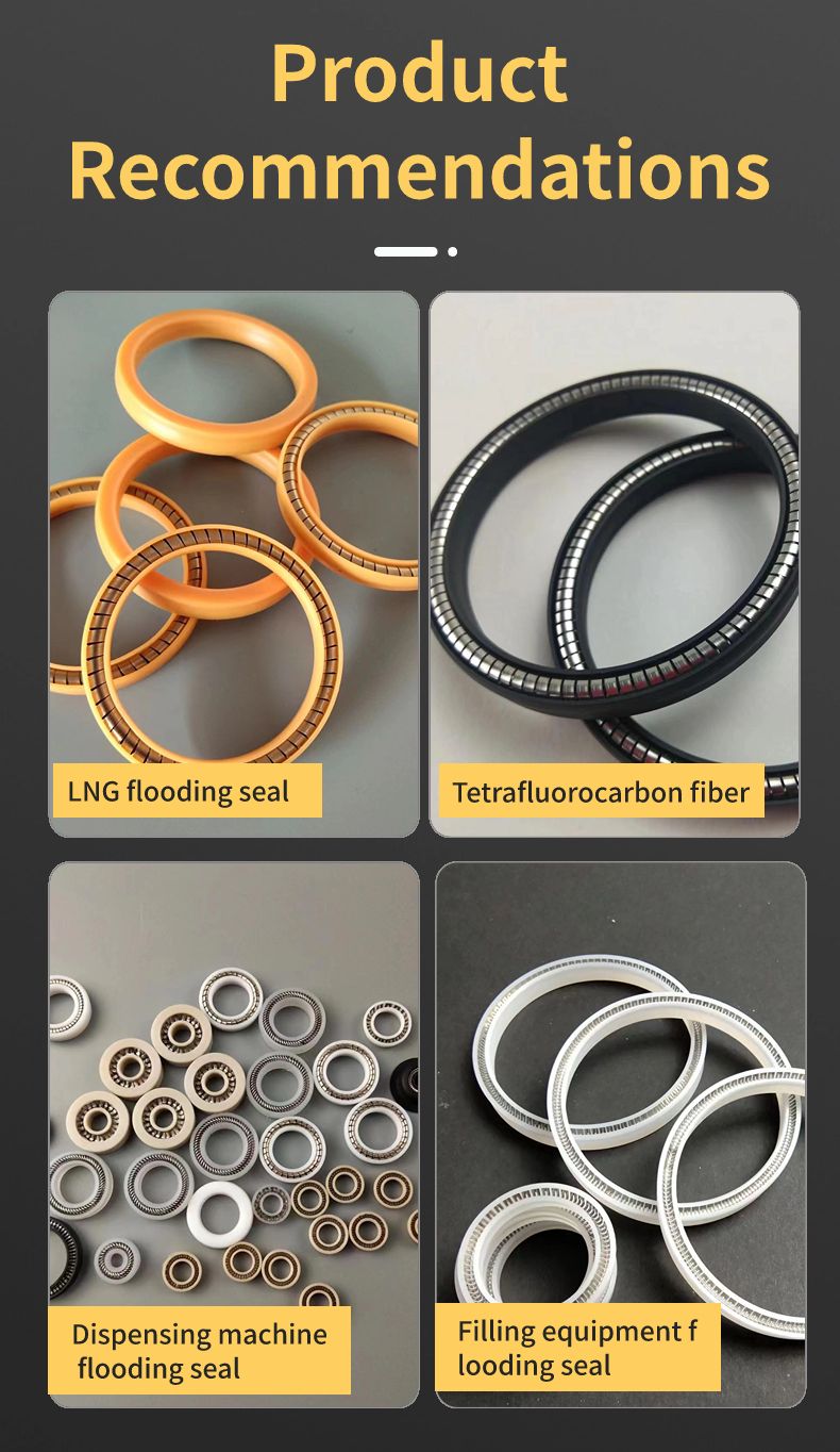 PTFE seal wrapped with O-ring