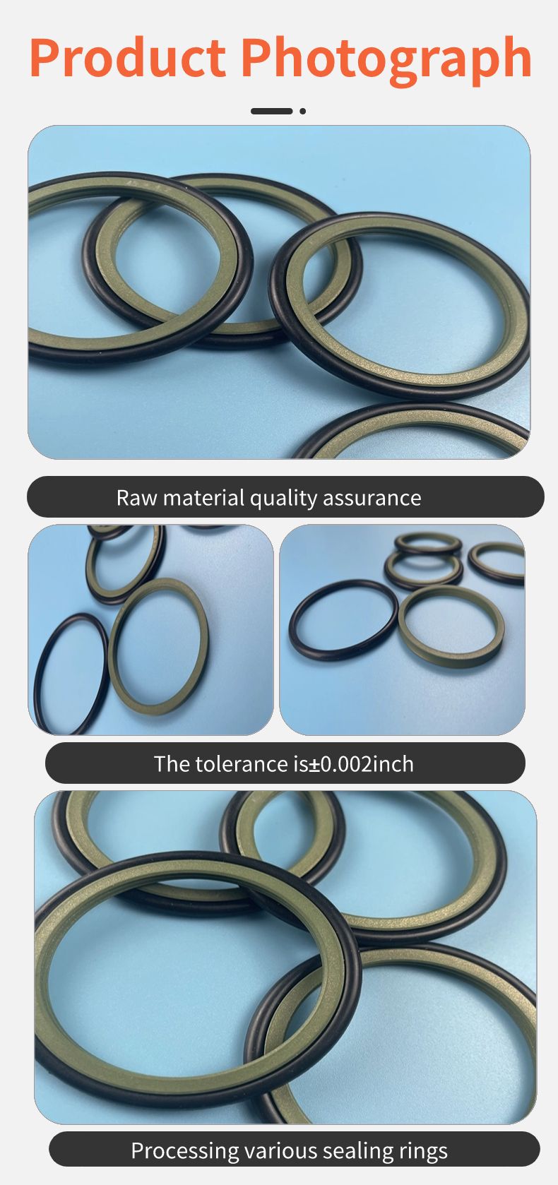 O-ring wear-resistant parts