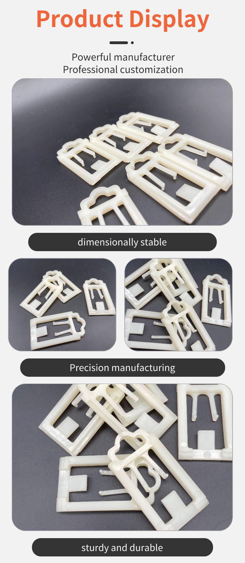 Supply POM injection molded parts,