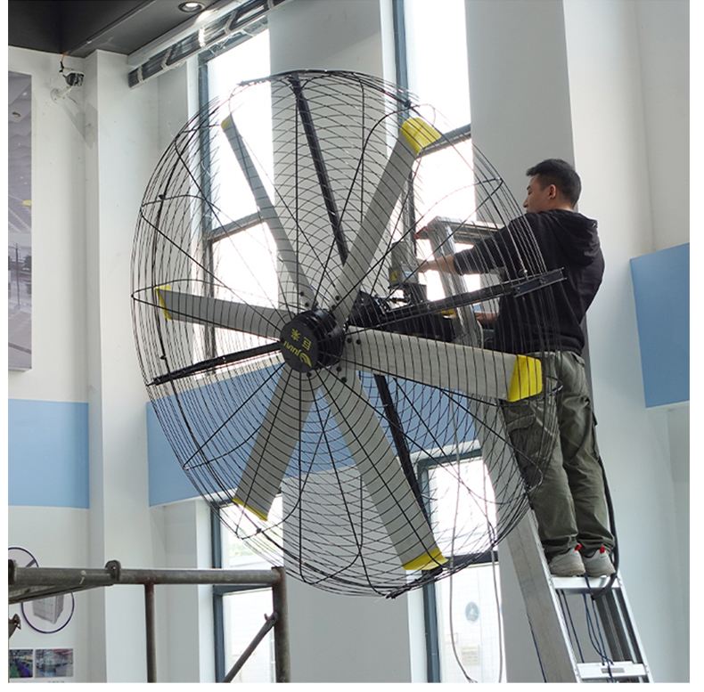 JULAI 24FT gian HVLS fan warehouse tal building fan Electric Julai hvls Big Fan ISO9001 Customize