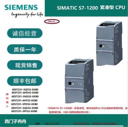 6ES7212-1HE40-0XB0 Siemens S7-1200CPU1211C Compact CPUDC/DC/Relay