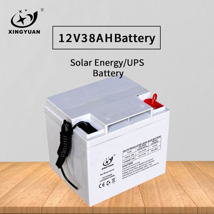 12v38ah GEL Rechargeable battery lead acid solid batteries for UPS