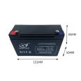 Small battery 6v12ah rechargeable lead acid battery for Children's car