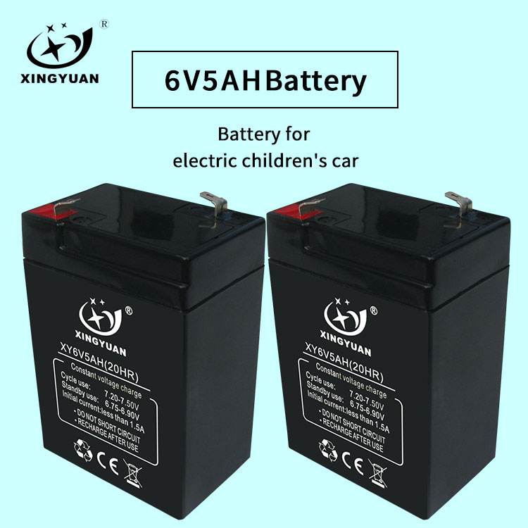 Factory price customize 6v 12v rechargeable deep cycle battery for Electric children's car