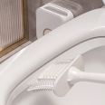 Toilet brush, bathroom brush, toilet brush, base easy to clean, nylon wool, durable
