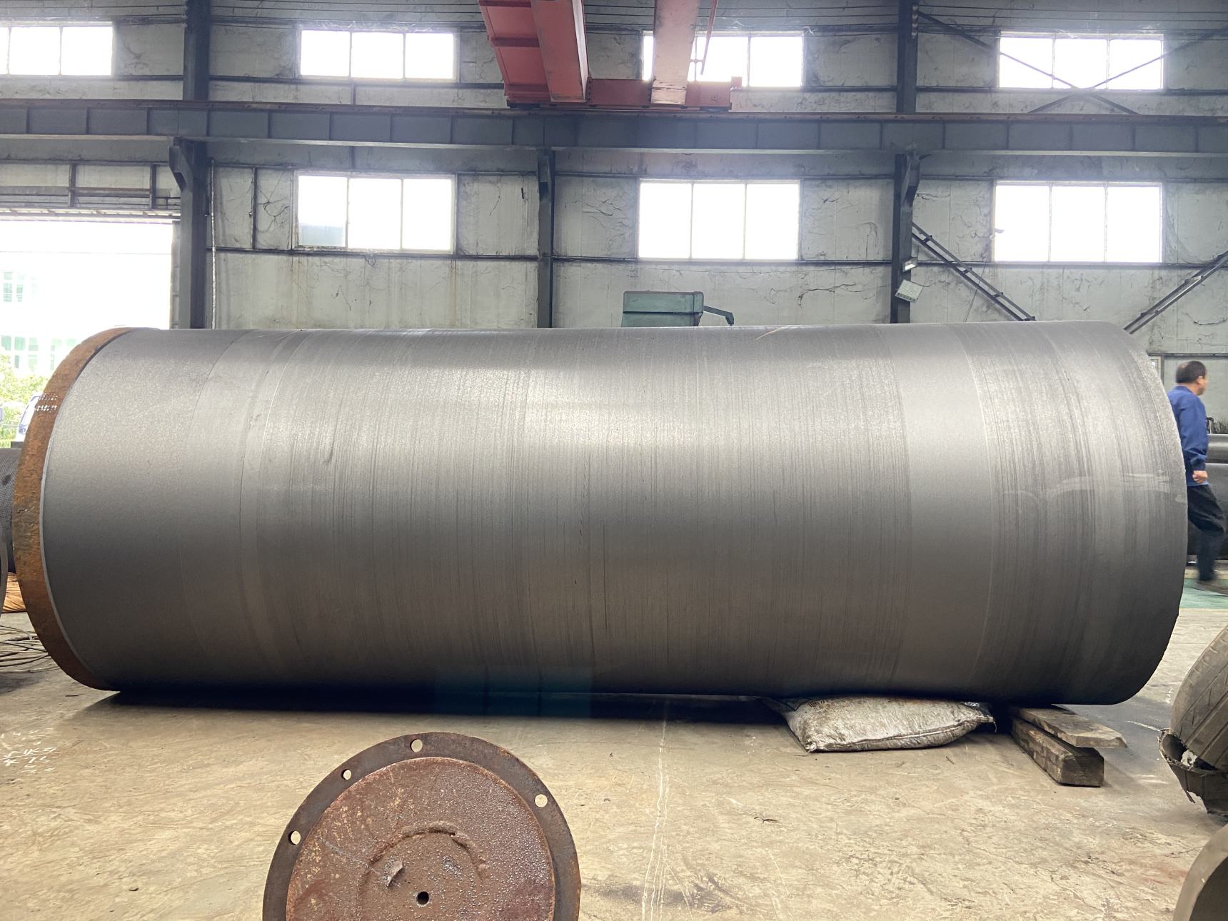 Paper machine pulping equipment spare part stainless steel blind press roller