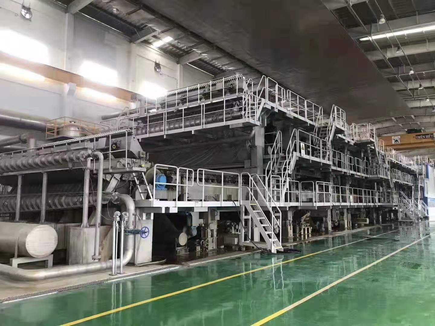 Mini waste paper recycling machine full line kraft paper making machine in paper mill