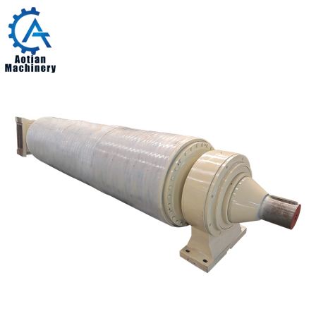 Waste paper making machine stainless iron vacuum press roll for paper making machine