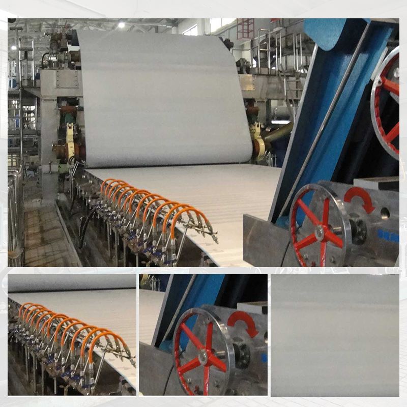 Waste paper making machine stainless steel fourdrinier culture paper making machine