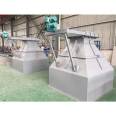 Automatic stainless steel slide gate valve sludge cake mud hopper tank loading machine