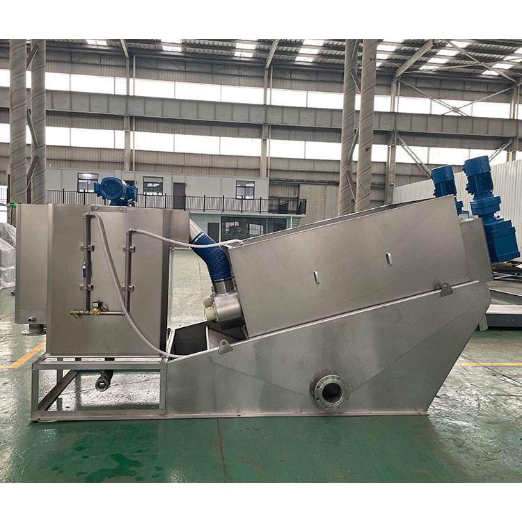 Screw Press Sludge Dewatering Machine