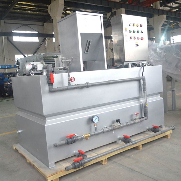 Stainless steel PAM polymer preparation and feeding dosing machine for water & waste water treatment