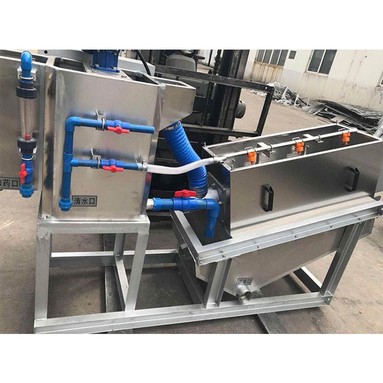 Automated Sludge Dewatering Machine Multi-Disk Type Sludge Screw Press Brewery Waste Water Treatment