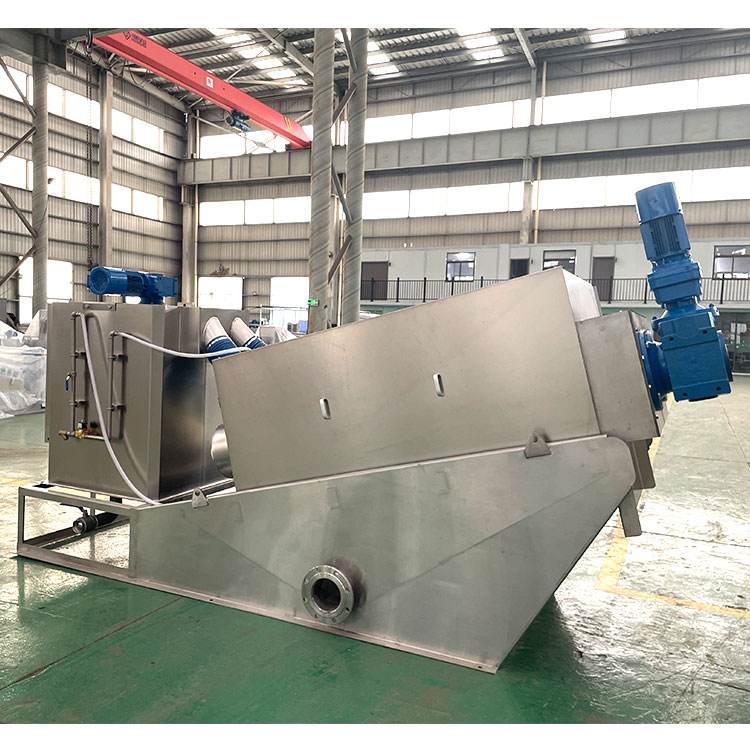 Screw Press Sludge Dewatering Machine