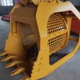 CAT320 excavator bucket excavator rotating drum screen