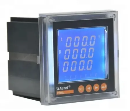 ACREL PZ96L-E4/C  three phase four wire 96*96mm size panel mounted meter communicate with Huawei inverter via RS485 port