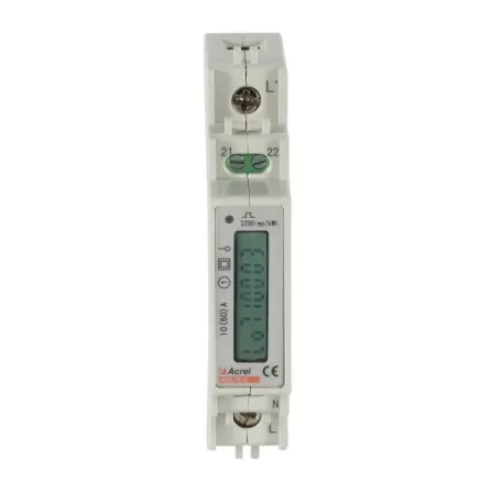 Acrel ADL10-E/C RS485 communication single phase power meter AC 220V LCD display kwh meter for power management