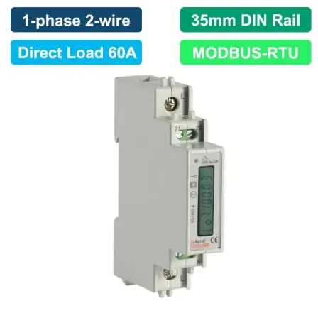 Energy Management device ADL Series Single Phase Digital Din Rail meter 63a Kwh Meter Watt Hour Meter ADL10E