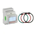 Acrel ACR10R Three Phase ACR10R-D110RE4 Include RS485 &  1000A Flexible Rogowski Coils Electric Power Energy Meter