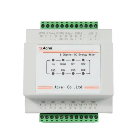 48V 6 Channels DC Digital Energy Power Meter For Base Station AMC16-DETT