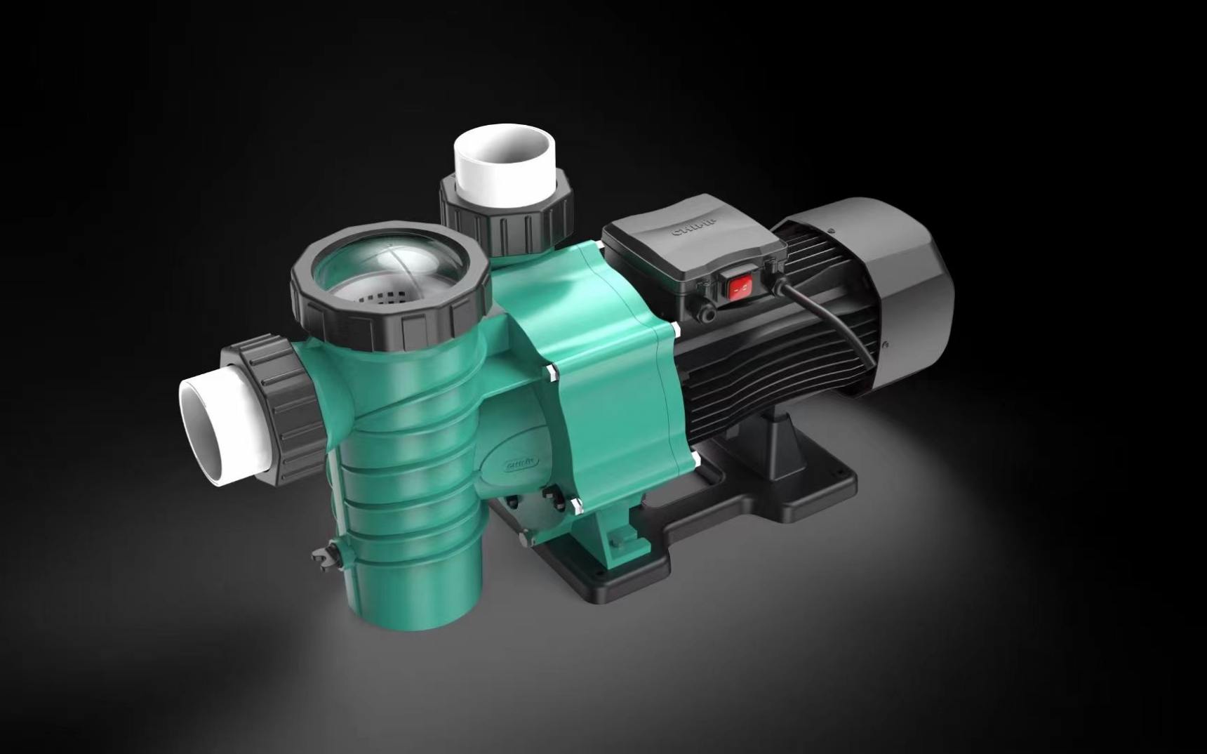 Turbine type pneumatic submersible pump