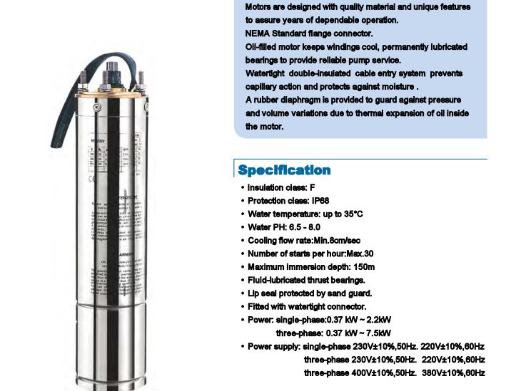 Multi stage single stage double suction vertical centrifugal pump with a lift of 5 meters to 125 meters