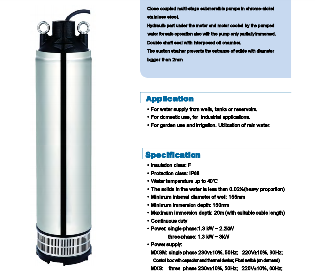 China Hong'en Submersible Axial Flow Pump Water Conservancy Engineering Applicable to 550-45000m ³/ H