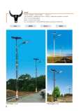 Solar courtyard light, LED aesthetic lighting, 3-meter-4 meter street light, market light, park light