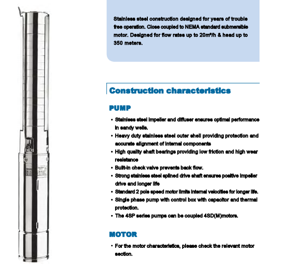 Centrifugal pumps for pressurized water supply in high-rise buildings