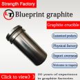 High purity graphite crucible for melting precious metals