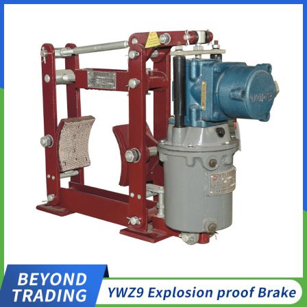 Special electric hydraulic drum brake for crane equipment, noise free and customizable