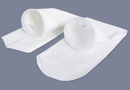 Micron  dust removal filter bag, filter cloth , glass fiber coated room temperature polyester cloth bag customized