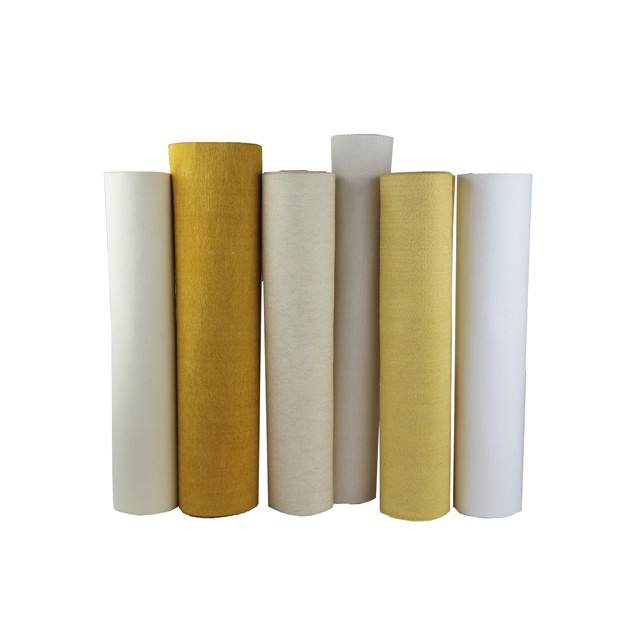 P84 high-temperature needle punched felt, fiberglass felt, non-woven fabric, aramid fiber filter bag, dust removal bag,