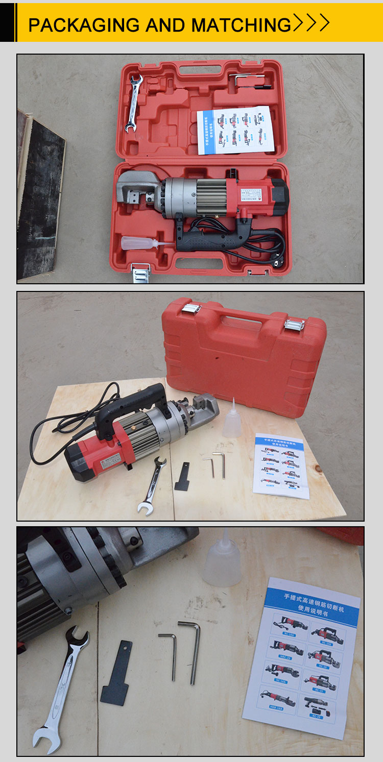 Portable Hydraulic Rebar Cutter Machine Rebar Construction Tools